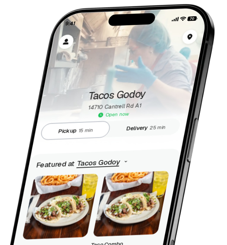 Tacos Godoy app preview